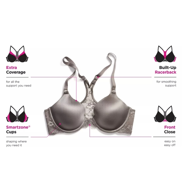 Maidenform One Fab Fit T-Back Bra - Picture 6 of 8